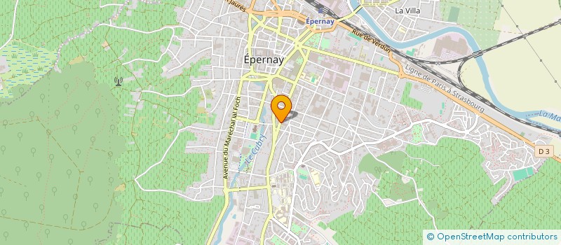 localisation de l'entreprise L'EGIDE  EPERNAY