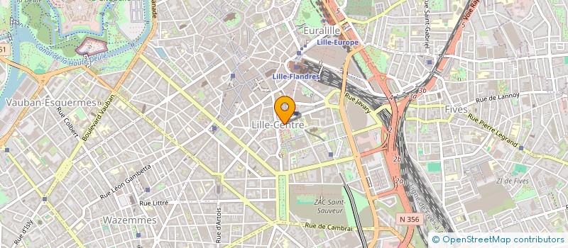 localisation de l'entreprise L ' EGIDE MAISON REGIONALE DES ASSOC LGBT à LILLE
