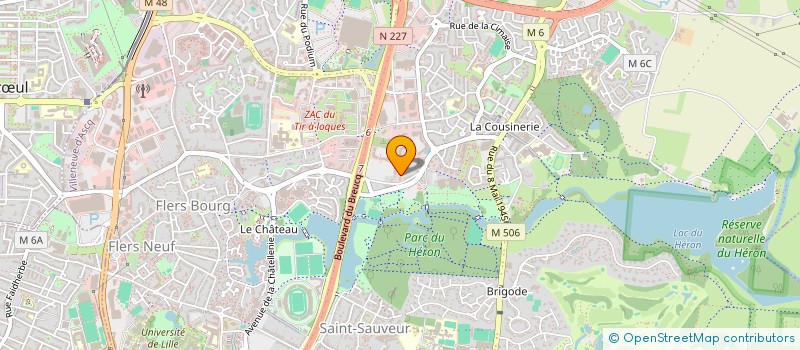 localisation de l'entreprise L'EGLANTIER à VILLENEUVE-D'ASCQ