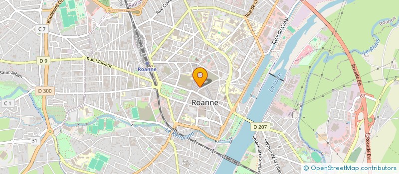 localisation de l'entreprise L EGLANTIERE  ROANNE