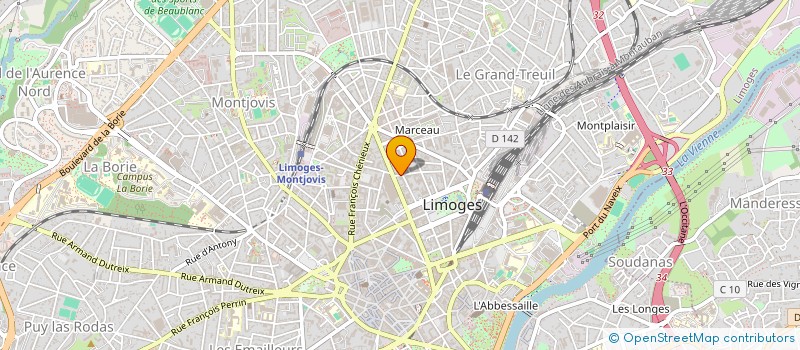 localisation de l'entreprise L'EGLANTINO DO LEMOUZI à LIMOGES