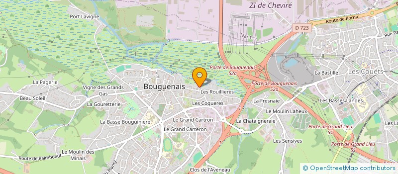 localisation de l'entreprise L'EGO VANDERMERSCH  BOUGUENAIS