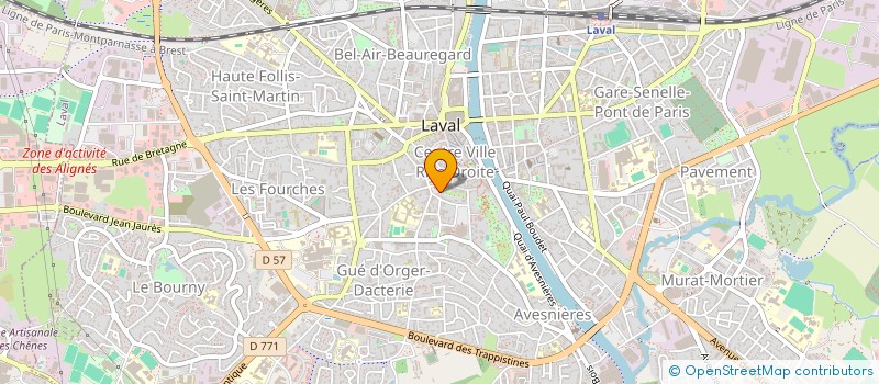 localisation de l'entreprise L EGOUTTOIR à LAVAL