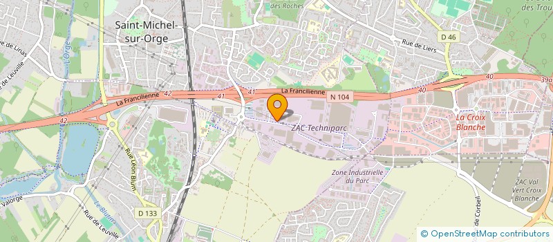 localisation de l'entreprise L'EGREGORE  MONTLHERY