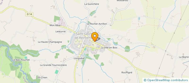 localisation de l'entreprise L'EISOR  SAINT-GEORGES-DE-REINTEMBAULT