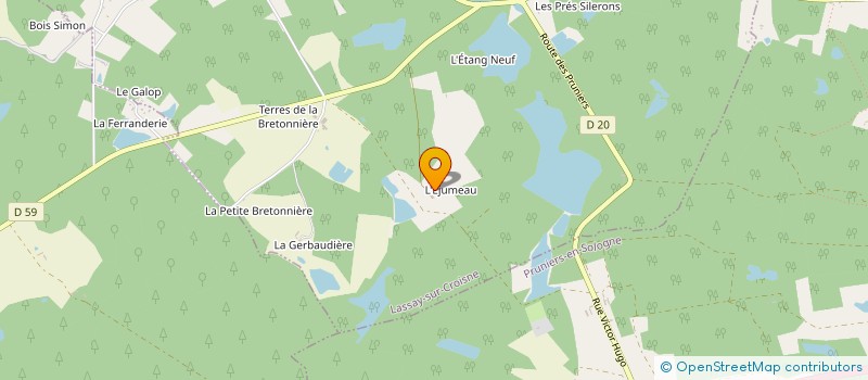 localisation de l'entreprise L EJUMEAU  LASSAY-SUR-CROISNE