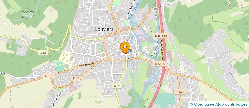 localisation de l'entreprise L'EKER  LOUVIERS