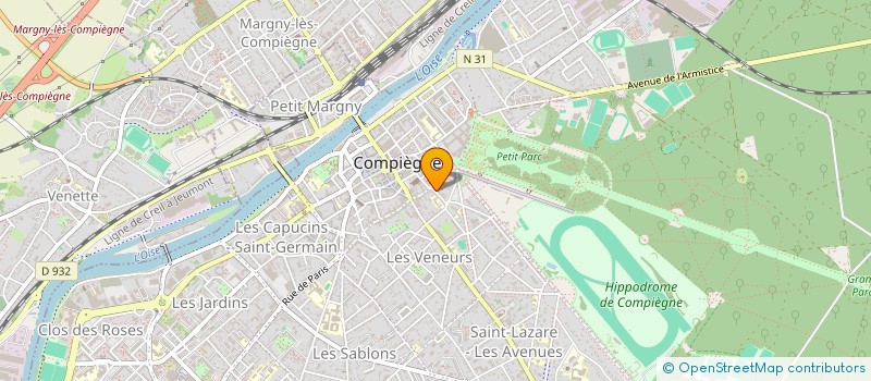 localisation de l'entreprise L'ELAN  COMPIEGNE