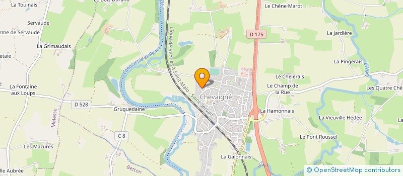 localisation de l'entreprise L'ELAN CHEVAIGNEEN  CHEVAIGNE