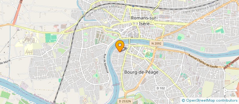 localisation de l'entreprise L'ELAN CRAIE à BOURG-DE-PEAGE