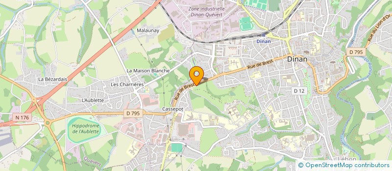 localisation de l'entreprise L'ELAN DEMAIN  DINAN