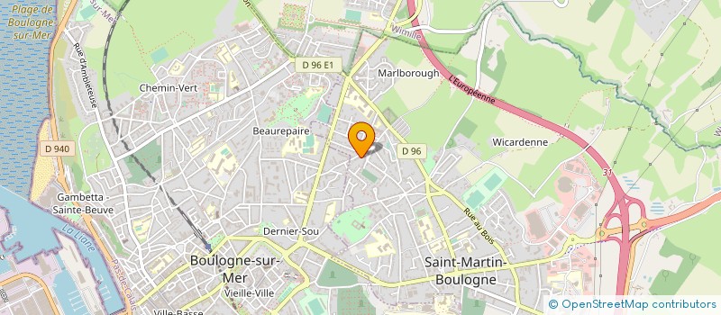 localisation de l'entreprise L'ELAN DU COEUR à SAINT-MARTIN-BOULOGNE