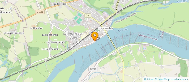 localisation de l'entreprise L ELAN DU FRESNE SUR LOIRE à INGRANDES-LE-FRESNE-SUR-LOIRE