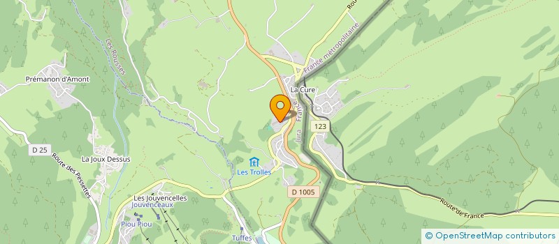 localisation de l'entreprise L'ELDORADO  PREMANON