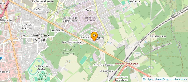 localisation de l'entreprise L'ELDORADO  CHAMBRAY-LES-TOURS