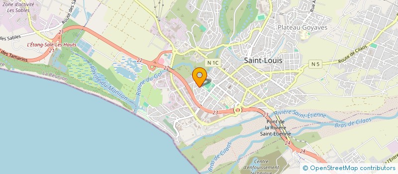 localisation de l'entreprise L'ELDORADO DES PETITS à SAINT-LOUIS