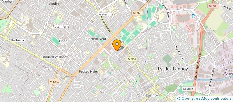 localisation de l'entreprise L'ELECTRICITE D'AUJOURD'HUI  ROUBAIX