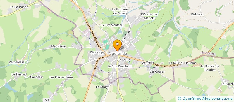 localisation de l'entreprise L'ELECTRO à AIGURANDE