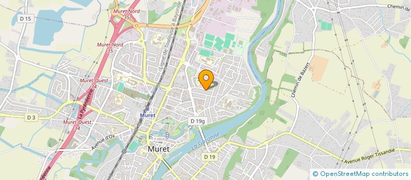 localisation de l'entreprise L'ELECTRON à MURET