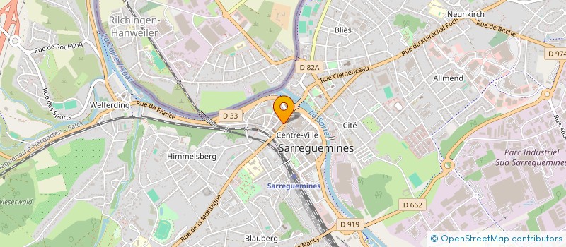 localisation de l'entreprise L'ELECTRON LIBRE  REMELFING