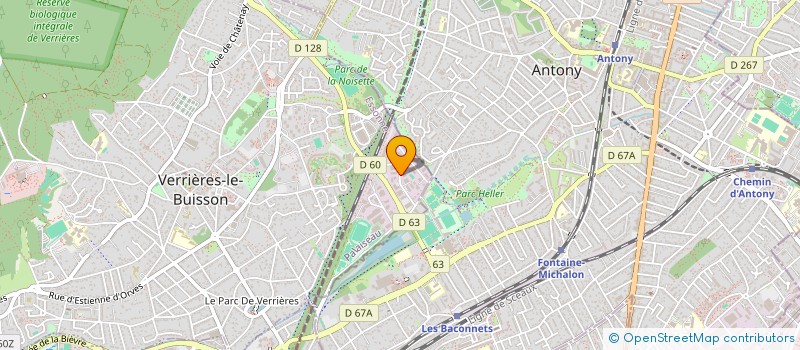 localisation de l'entreprise L'ELECTRONIQUE APPLIQUEE A LA MECANIQUE à VERRIERES-LE-BUISSON