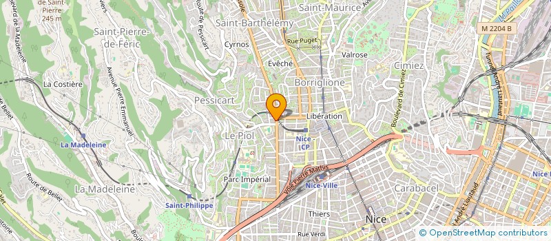 localisation de l'entreprise L'ELEGANCE à NICE