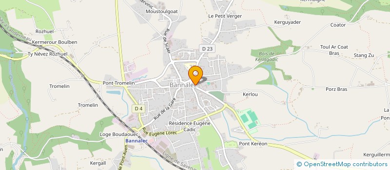 localisation de l'entreprise L'ELEGANCE  BANNALEC