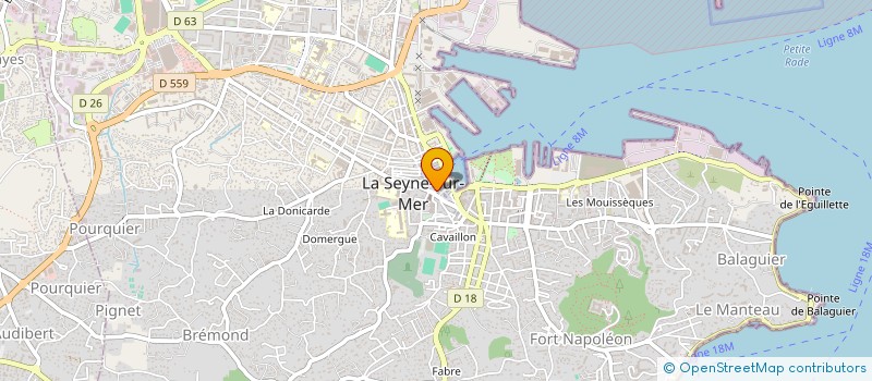 localisation de l'entreprise L'ELEGANTE à LA SEYNE-SUR-MER