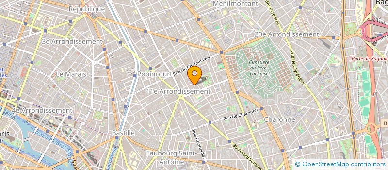 localisation de l'entreprise L'ELEMENT HUMIDE  PARIS