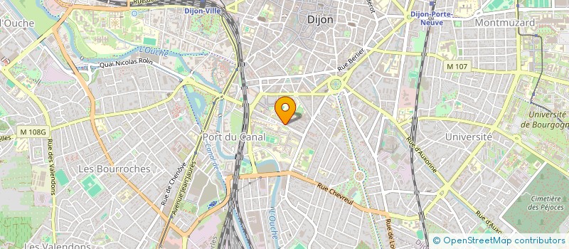 localisation de l'entreprise L'ELEMENT PERTURBATEUR  DIJON