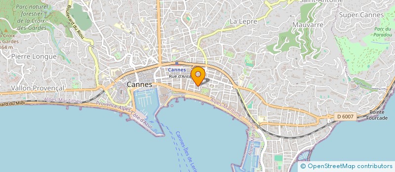localisation de l'entreprise L ELEPHANT BLEU à CANNES