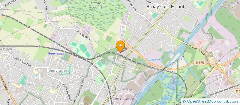 localisation de l'entreprise L'ELEPHANT DE LA QUETE à BRUAY-SUR-L'ESCAUT