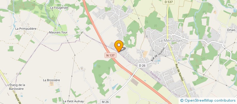 localisation de l'entreprise L'ELEPHANT GOURMAND  TREILLIERES