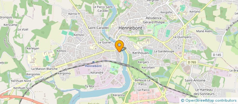 localisation de l'entreprise L'ELEPHANT ROSE  CLEGUER