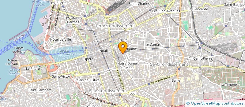localisation de l'entreprise L'ELEPHANT ROSE A POIS BLANCS  MARSEILLE