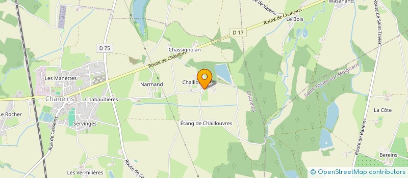 localisation de l'entreprise L'ELEVAGE D'ALYS  CHANEINS