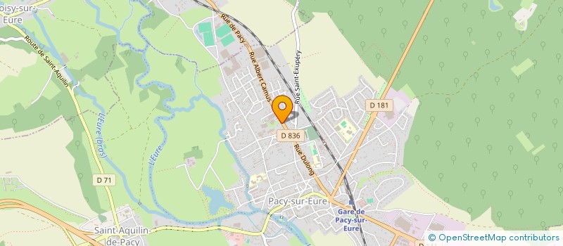 localisation de l'entreprise L'ELEVAGE D'ORE  PACY-SUR-EURE