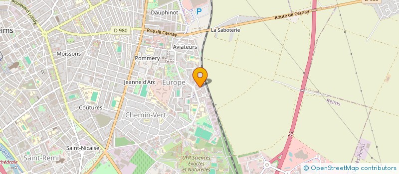 localisation de l'entreprise L'ELEVE TOT A VERRIER à REIMS