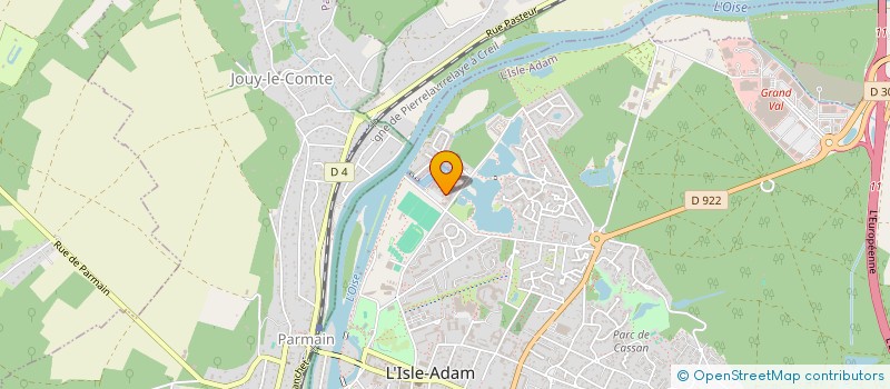 localisation de l'entreprise L'ELEVEN  L'ISLE-ADAM