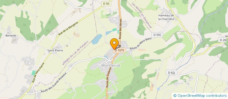 localisation de l'entreprise L'ELFA DU LAC (ENFANCE LOISIRS FAMILLES ADOS)  MONTFERRAT