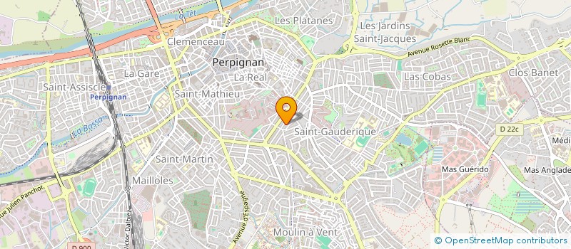 localisation de l'entreprise L'ELICO  PERPIGNAN