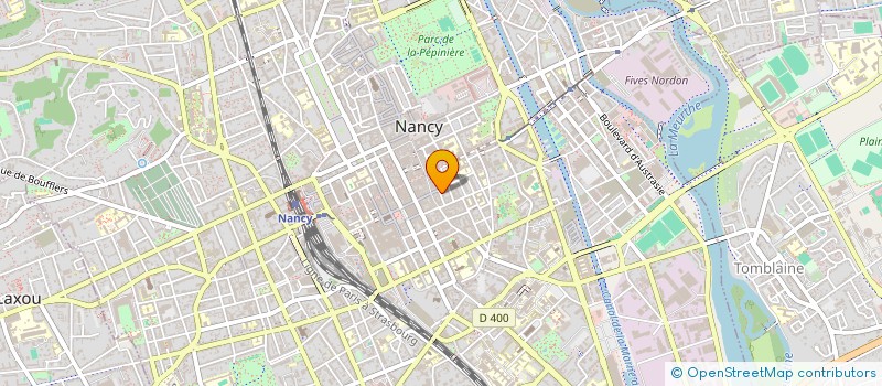 localisation de l'entreprise L'ELITE  NANCY