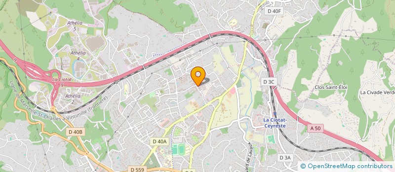 localisation de l'entreprise L'ELITE COURTAGE  LA CIOTAT