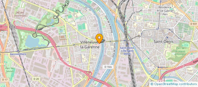 localisation de l'entreprise L'ELITE DU BATIMENT à VILLENEUVE-LA-GARENNE