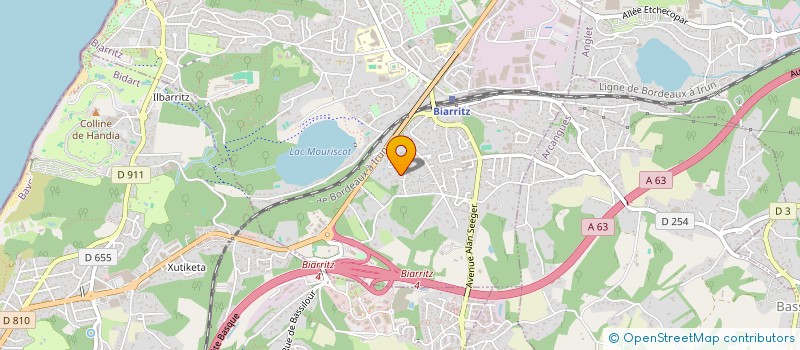 localisation de l'entreprise L ELIXIR à BIARRITZ