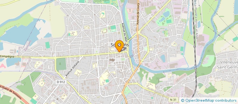 localisation de l'entreprise L'ELIXIR à SOISSONS