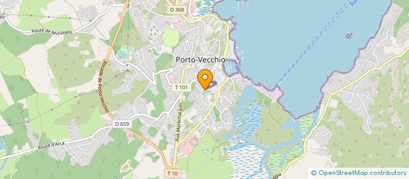 localisation de l'entreprise L'ELLARA à PORTO-VECCHIO