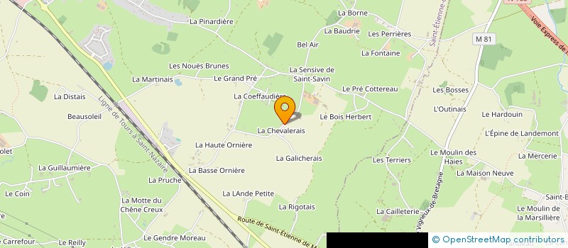 localisation de l'entreprise L'ELOGE à SAINT-ETIENNE-DE-MONTLUC
