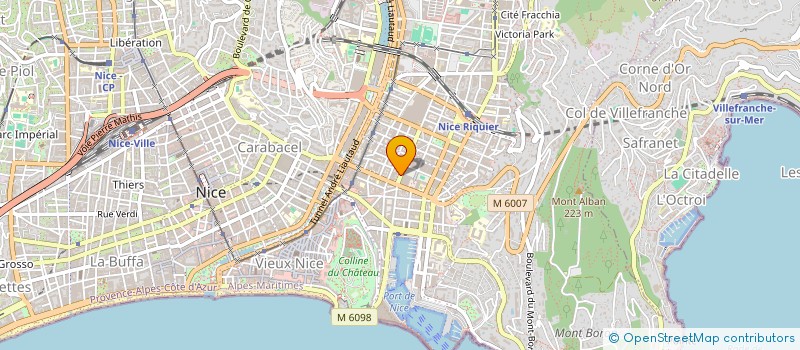 localisation de l'entreprise L'ELOQUENCE COIFFURE à NICE