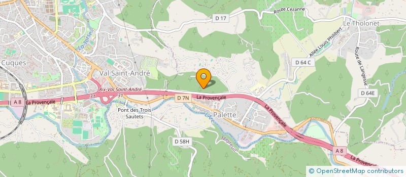 localisation de l'entreprise L'ELVIRA  LE THOLONET